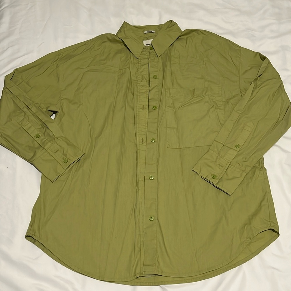 Abercrombie & Fitch Olive Button Down Shirt